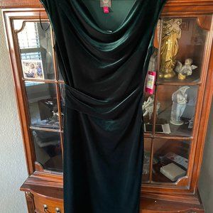 green velvet  vince cammuto cocktail dress
